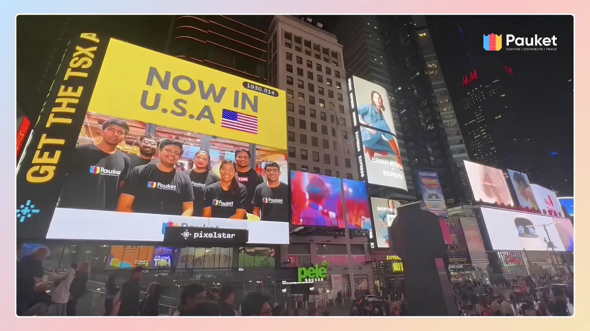 Times Square Triumph | Pauket’s Bold Step into the US Market